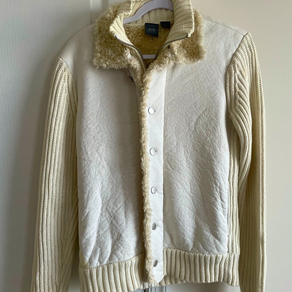 Armani Exchange Beige Sweater/Jacket size S